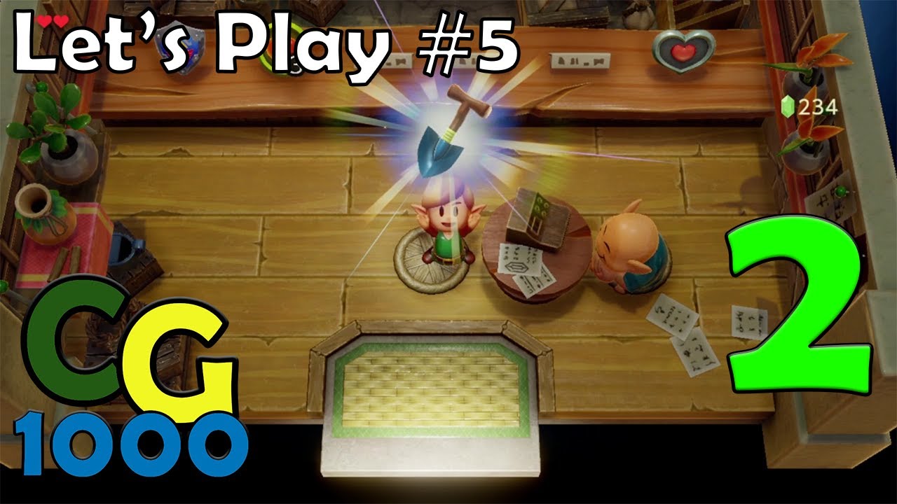 The Legend of Zelda: Link's Awakening Episode 2 - Item Trading Quest and Expensive Shovel!