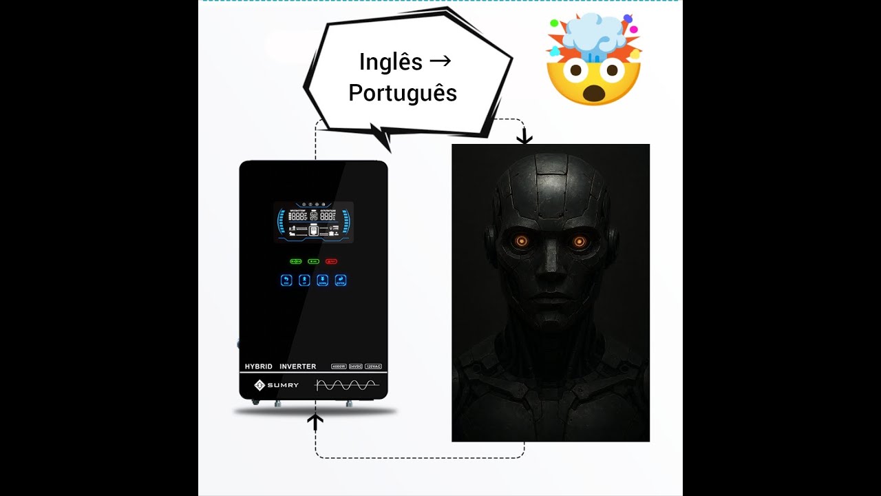 ⚡⚡Configurando Inversor Híbrido sumry 4000w 120ac.  Cara preta 🤌🏻 ⚡