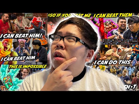 CAN PRO PLAYERS BEAT THESE FIGHTING GAME CHALLENGES - SUPERCUT 2023