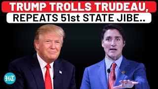 Donald Trump Rubs Salt On Justin Trudeau’s Wounds, Says Canadian PM Resigned Because… | Watch