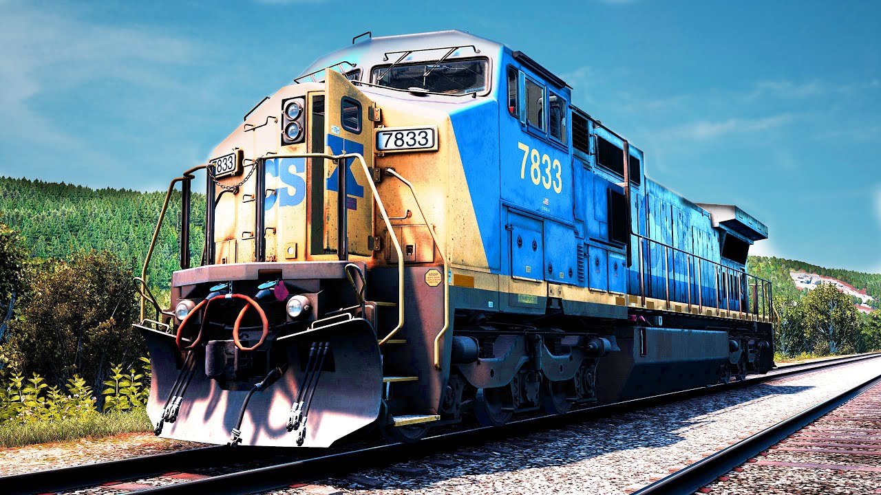 CSX GE C40-8W