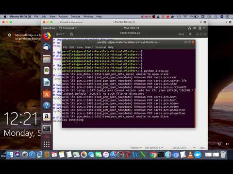 Building my own Alexa using Python and Ubuntu