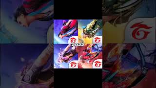 free fire icons evolution 🤯