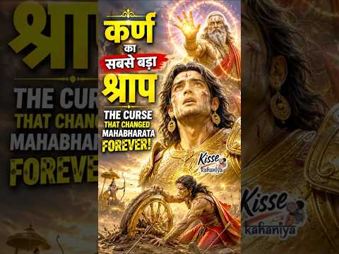 महाभारत का सबसे दर्दनाक श्राप जिसने सब बदल दिया। क्या कर्ण की हार का कारण #shorts #facts #trending