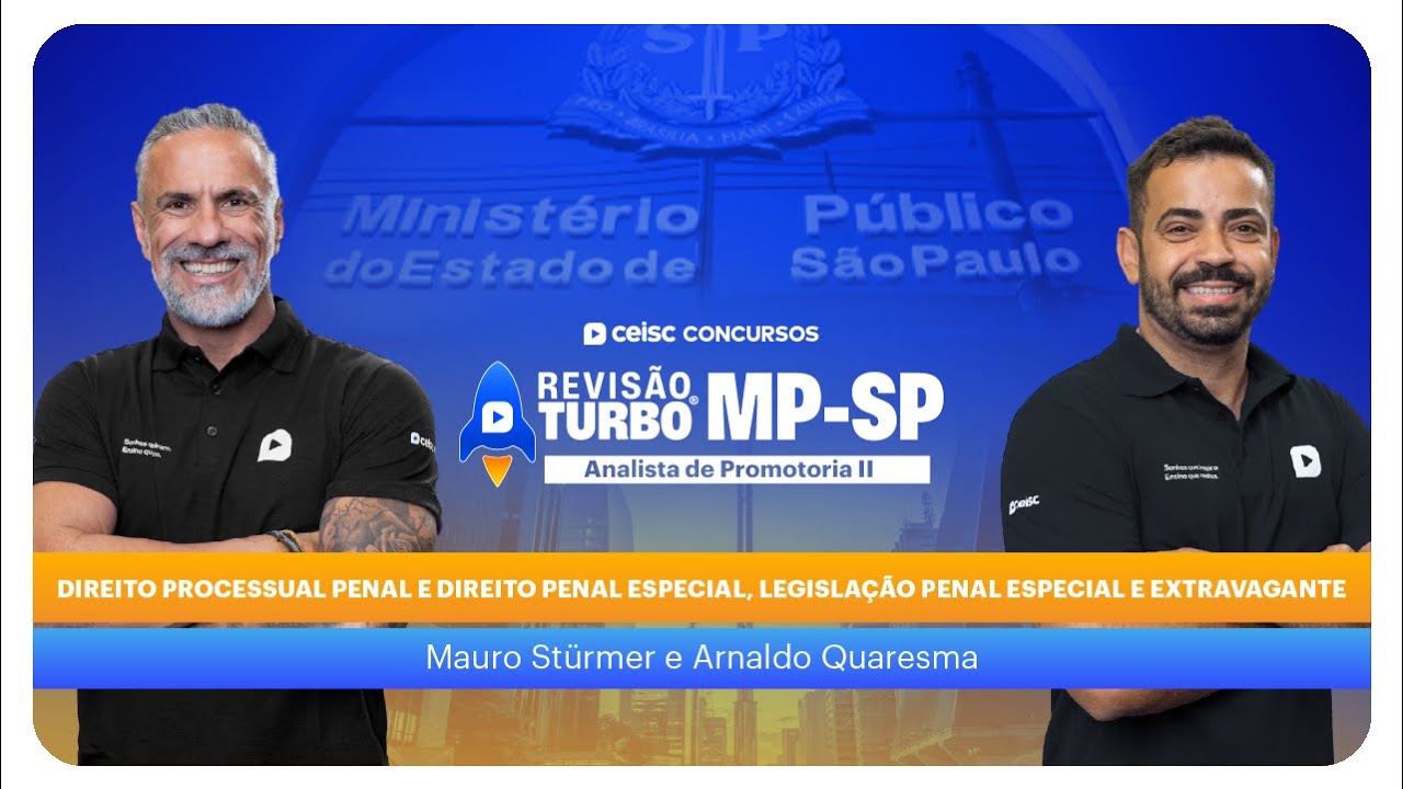 RT MP-SP| Analista de Promotoria II| Direito Proc. Penal e Direito Penal Especial