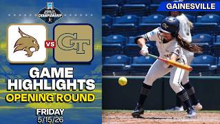 Georgia Tech vs Texas State Softball Highlights | NCAA Regional Opening Round (2026)