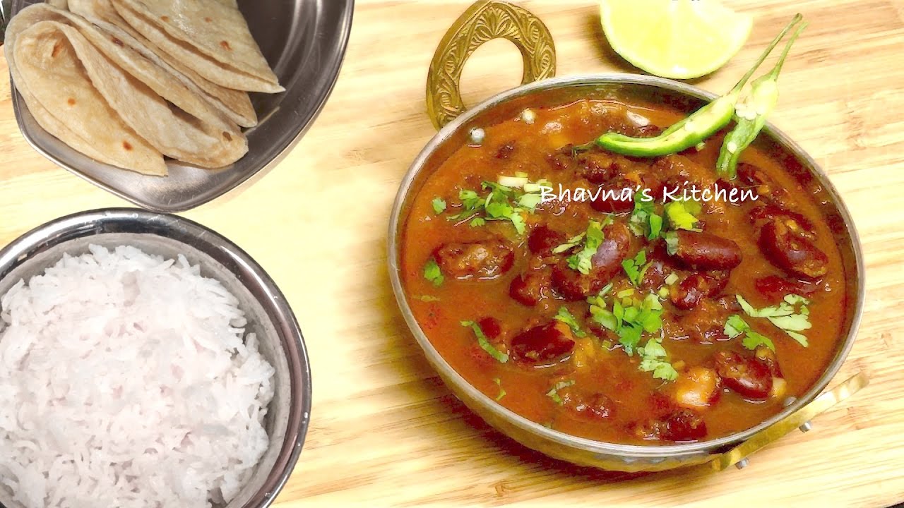 Pressure Cooked Rajma Masala Curry Video Recipe - Kidney Bean Curry| Bhavna's Kitchen