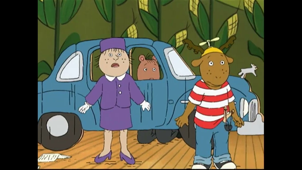 Arthur - Buster Dresses Up as An Alien and Sings