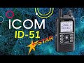 Icom id51  unboxing  power  sensitivity test