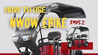How to use NWOW Ebike ERVS2 Video step by step instructions #tagalog  #NWOW #Ebike #instructions