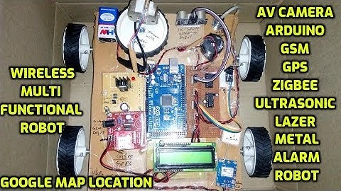 Wireless Multi Functional Robot For Military Applications