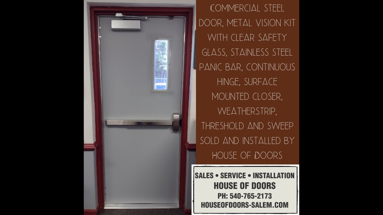 Complete commercial door and hardware replacement YouTube