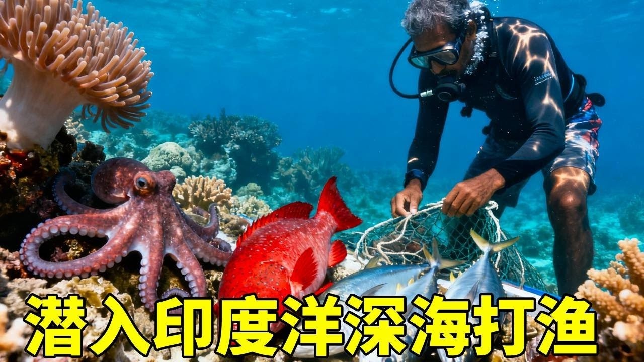 潜入印度洋深海打渔！阿锋实拍马尔代夫限定体验，禁售背后是对大海的敬畏