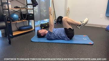 Diaphragmatic Breathing during Deadbugs