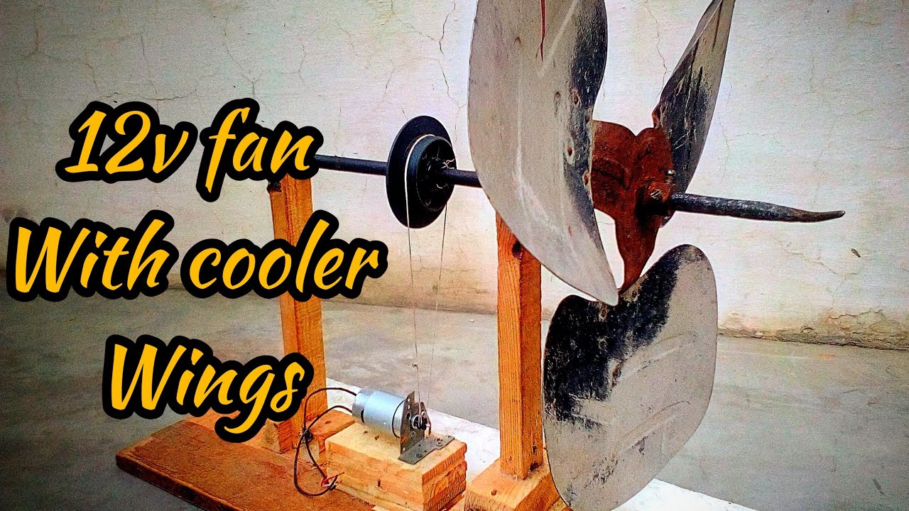 How to make electric fan rs775 motor fan YouTube