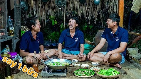 Ốc bươu ruột cá lóc nấu mẻ + khô cá lóc trộn gỏi sầu đâu " Lai Rai " | Gấc Quê