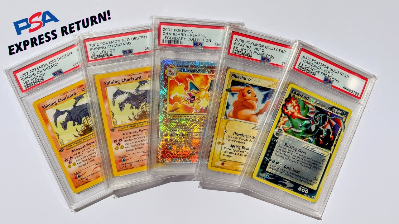PSA Graded My MOST EXPENSIVE Pokémon Cards! My PSA Express Level Card Grading and Return Experience!