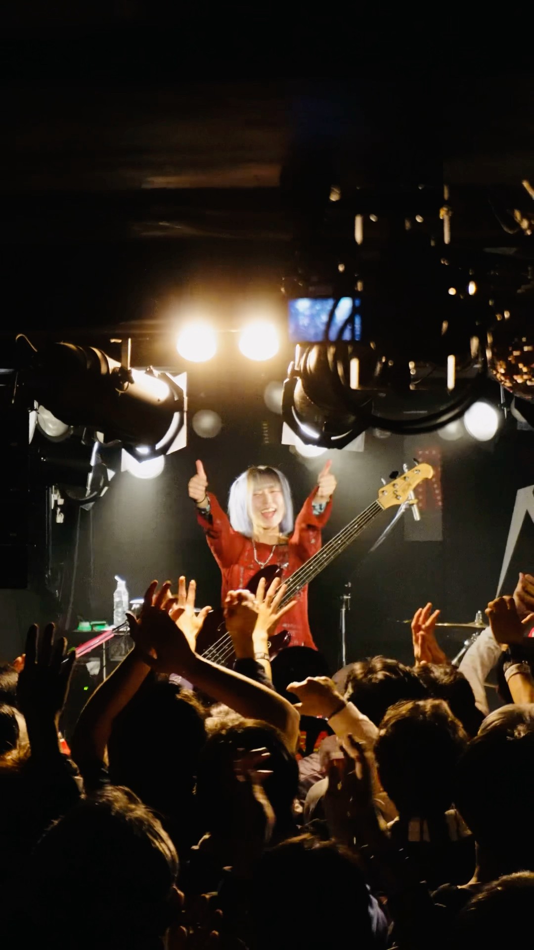 On stage media image