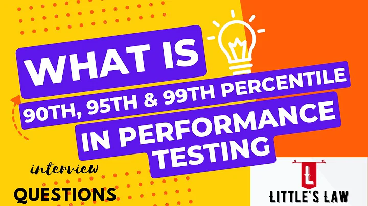 What is Percentile in Performance testing #90thpercentile #95thpercentile #99thpercentile