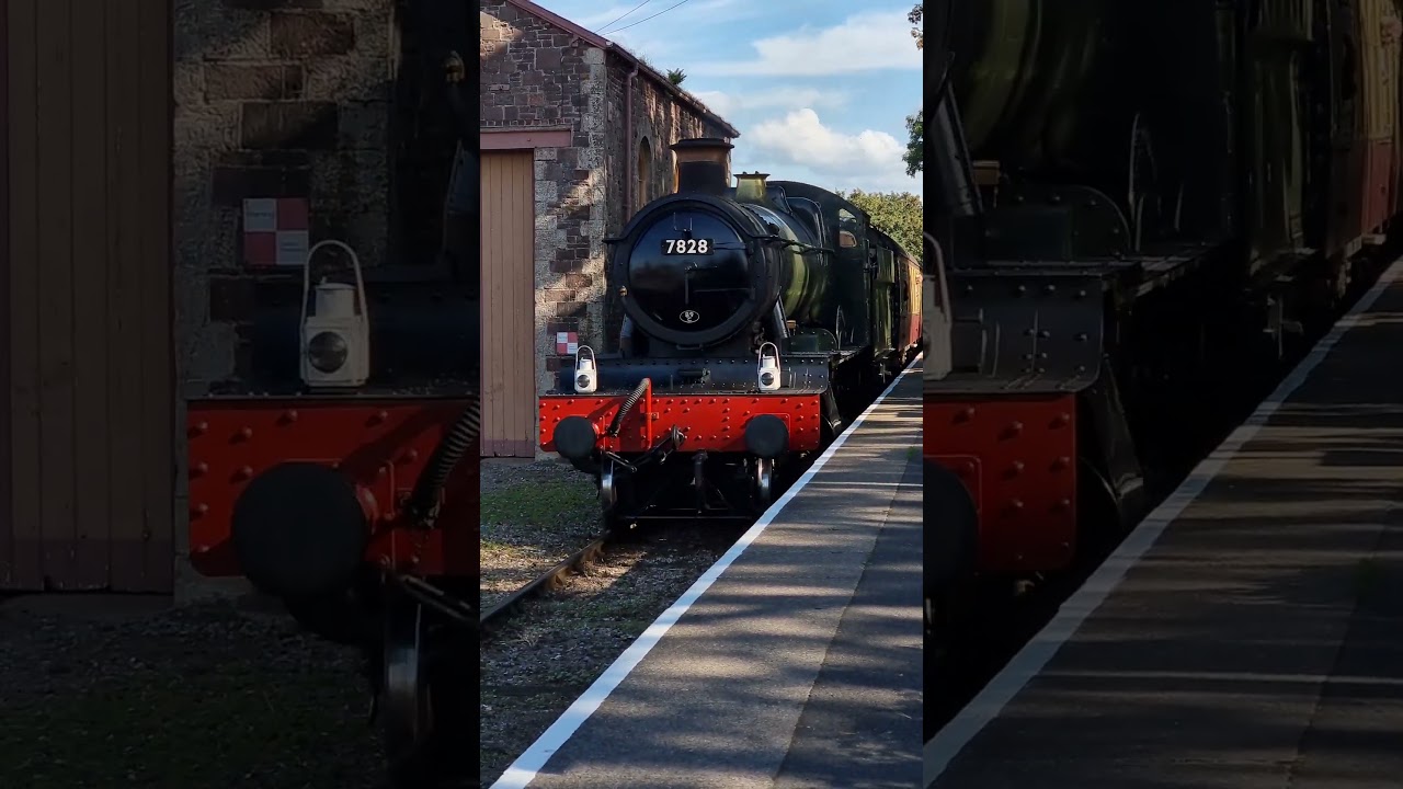 7828 Odney Manor Arrives at Dunster Station | 13th September 2023