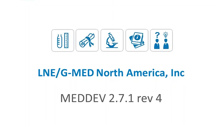 MEDDEV 2.7.1 Rev 4: Implementing New Requirements for Clinical Evaluation Reports (CER) Demo