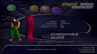 SSX (2000) All Characters All Outfits All Boards (HD)