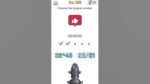 Brain Out Level 185 / No.185 – Largest number #brainout  #mobilegame #games #shorts #puzzlegame