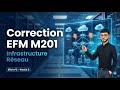 Correction EFM M201 mise en place infrastructure Reseau /ifrastructure digitale IDOSR /partie 2