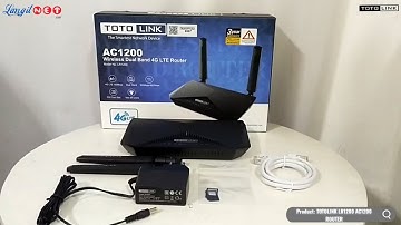 TOTOLINK LR1200 AC1200 Wireless Dual Band 4G LTE Router - (92908)