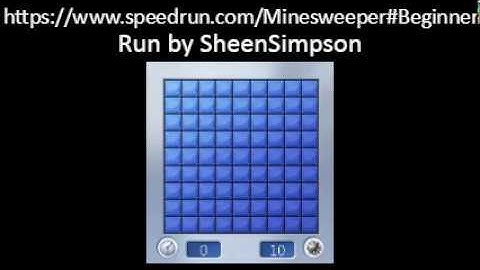 Minesweeper Beginner completed in 0m 01s