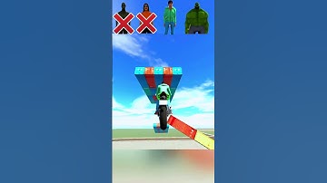 CHARACTERS CHALLANGE 🤯 | IN INDIAN BIKE DRIVING 3D | #shorts #gaming #challenge #gta #2025..