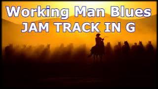 Working Man Blues Jam Track in G