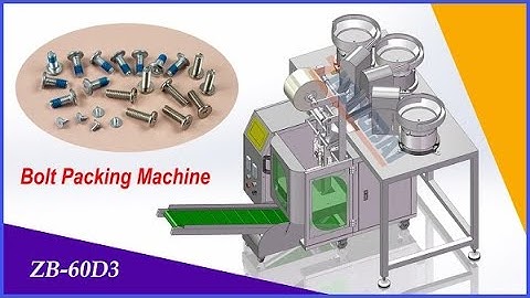 Hardware Counting Packing Machine, Bolt Packaging Machine