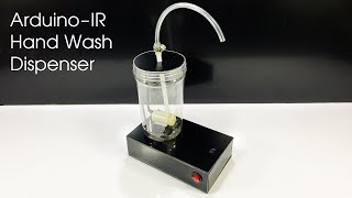 DIY Automatic Alcohol Dispenser (Arduino & IR Sensor)