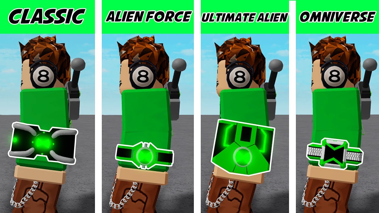 All Omnitrix Aliens Showcase Ben 10 Alien Fighters Roblox Test Place Youtube - roblox ben 10 ultimate alien