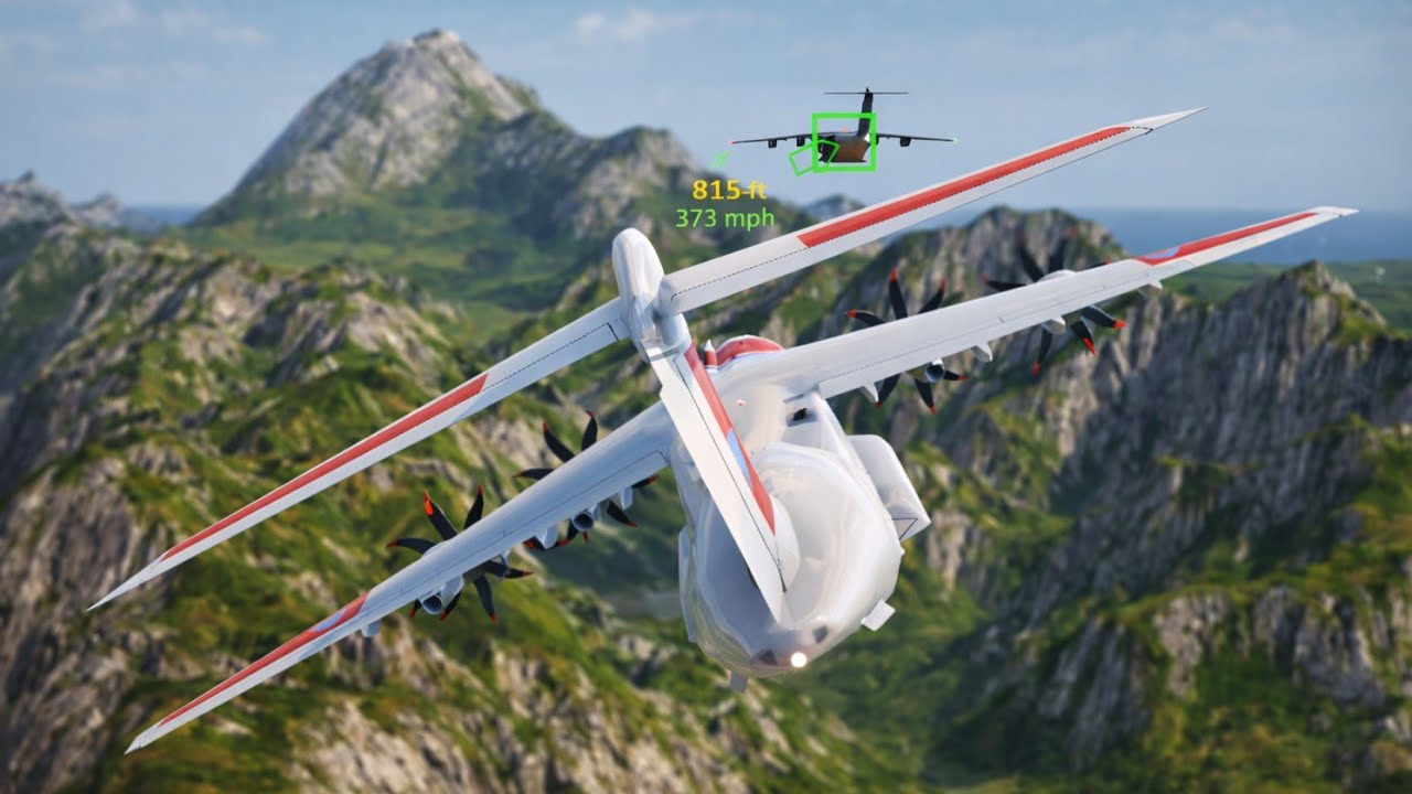 IKUTI REKAN PILOTKU DENGAN HANYA BERJARAK 500 METER | TURBOPROP FLIGHT SIMULATOR