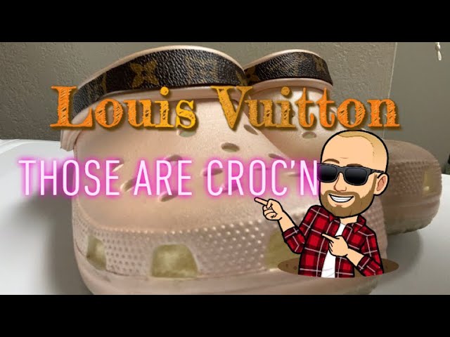 louis vuitton crocs for women