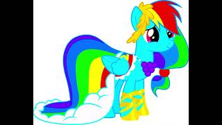 Rainbow Dash And Her Rainbow Gala Dress