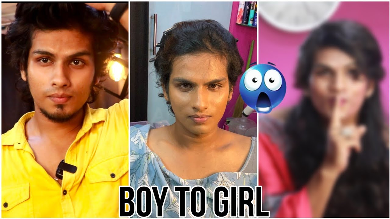 Hot Girl 🥵😲|Men in Lady getup🔥|Boy to Girl Makeup Transformation|farithharshni