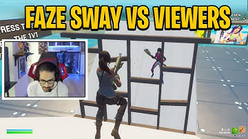 FaZe Sway VS Viewers 1v1 Buildfights!