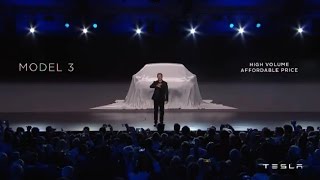 Tesla Model 3 Launch Event Highlights | Elon Musk Presentation | 31.March.2016