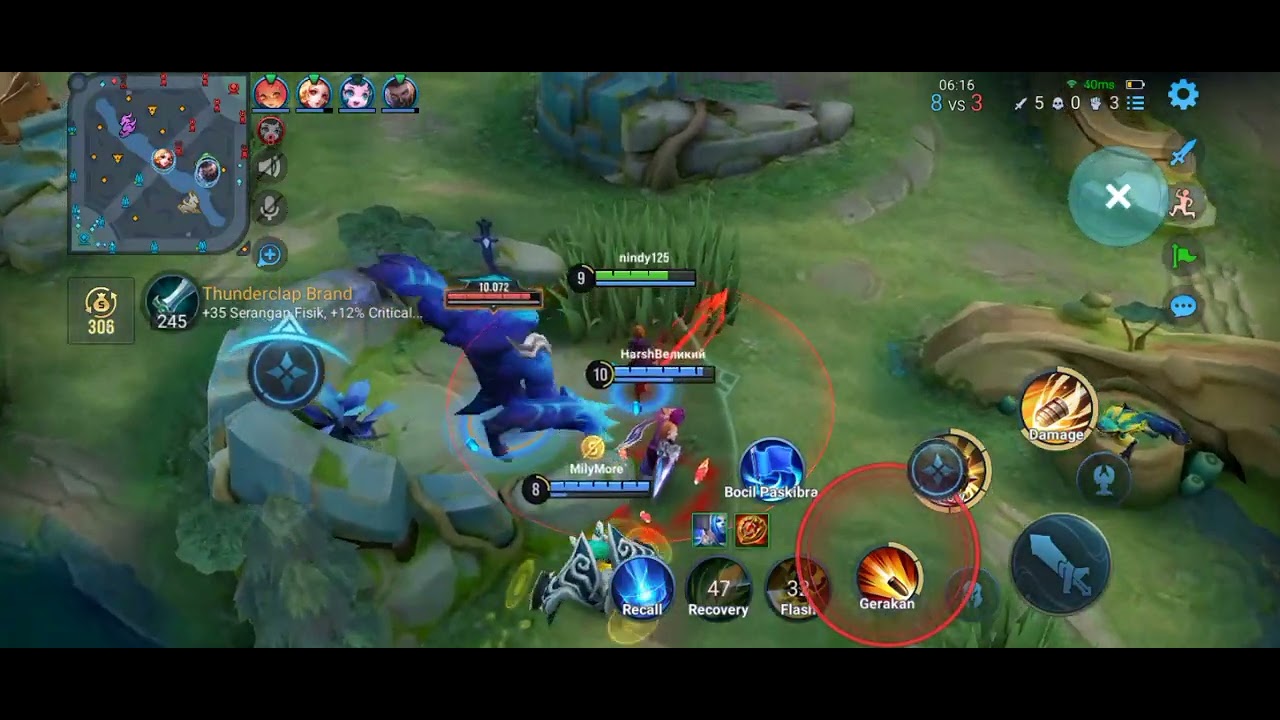 HOK rank 14 menit! Menang!! 