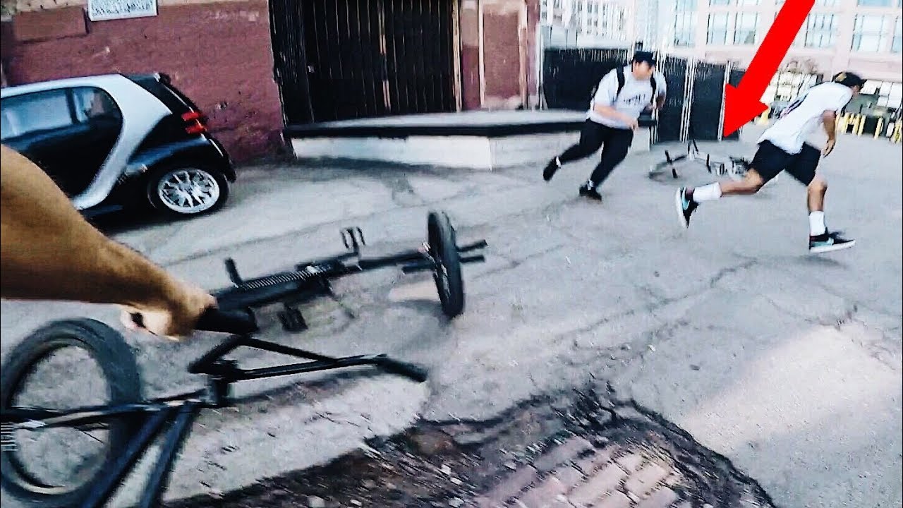 *FOOTAGE* WE CAUGHT A THIEF STEALING HIS BIKE! (STOLEN BIKE PRANK ...