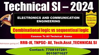 #technical si online free class 2024#police exam#combinational vs sequential #digital electronics