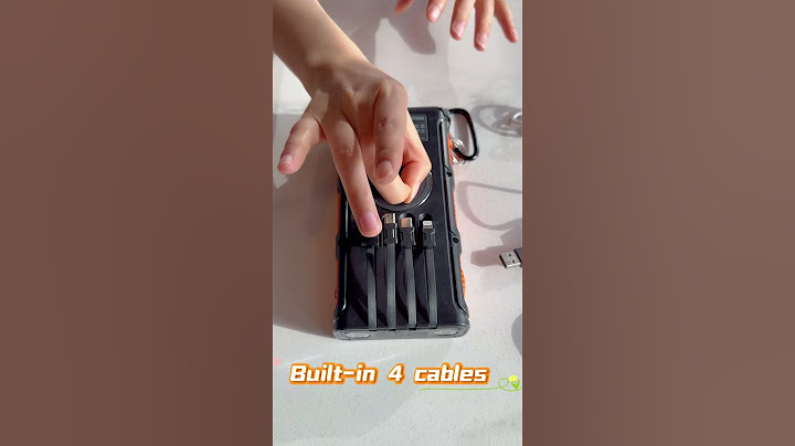 Hand - Crank & 4 Cables! This Power Bank Charges Multiple Devices with a Twist! #smartphone