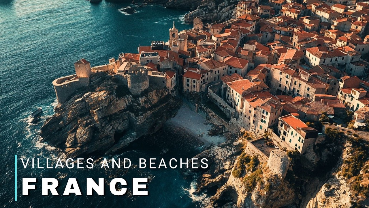 Unseen France | The Most Amazing Villages And Beaches in France |  Travel Video 4K