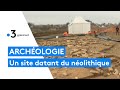 Archologie  des vestiges du nolithique prs de mulhouse