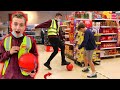 FOOTBALLER FAKES working at SUPERMARKET PRANK! (Ft. Calfreezy, Sharky & SV2)