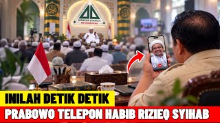 PRABOWO CALLS HABIB RIZIEQ, SOMEONE THREATENS THE PRESIDENT, HRS READY TO UNITE, CLOSE RANKS TO P...