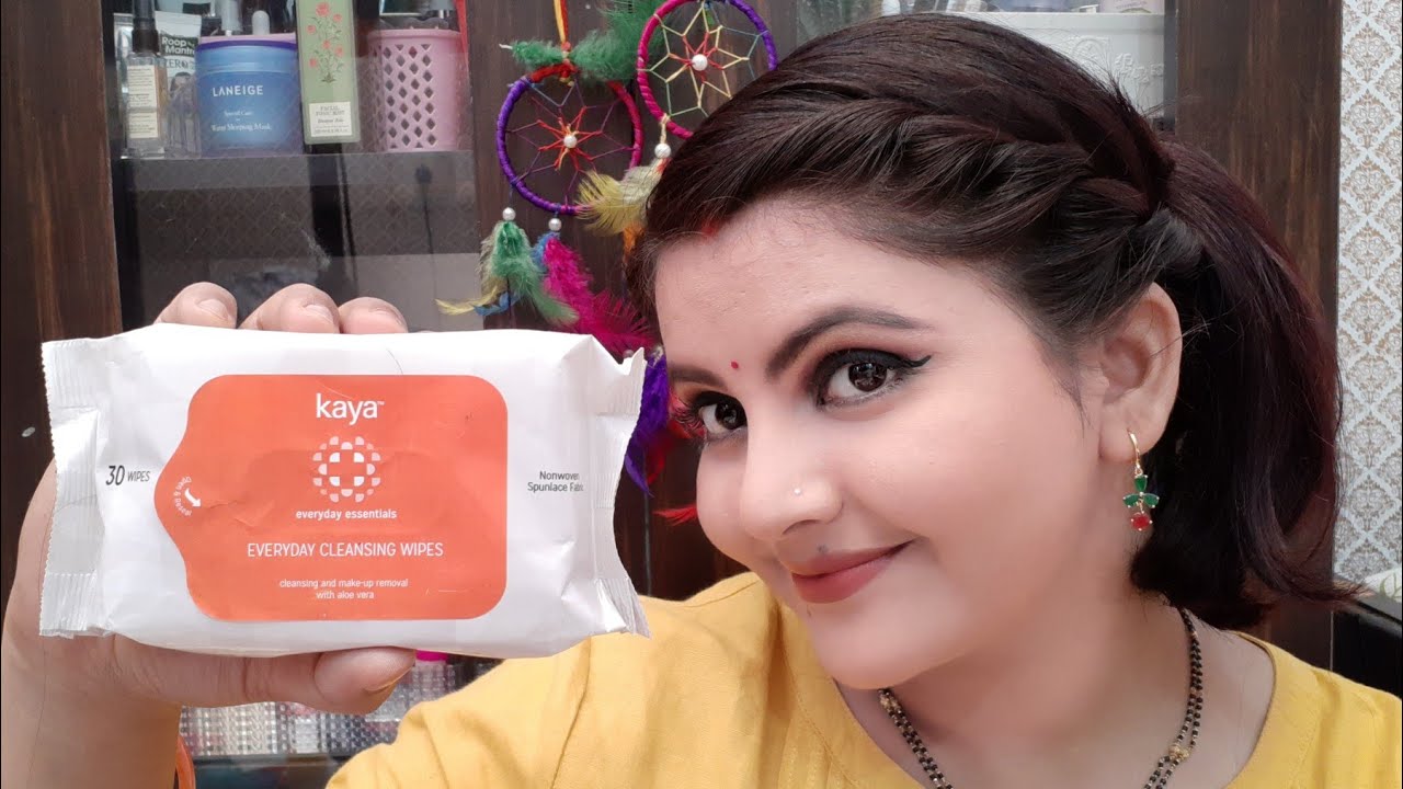 Kaya Everyday Cleansing Wipes Review And Demo Skin Care Makeup Remover Rara Youtube